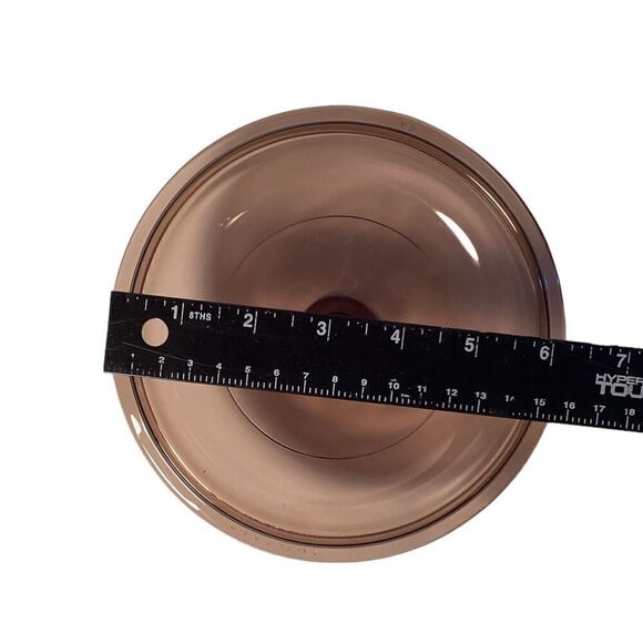 Pyrex V-I-C 28 Replacement 6.25” Lid Cranberry Glass for Saucepan - Picture 5 of 6